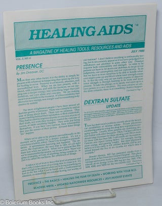 Cat.No: 315202 Healing AIDS: a newsletter of healing tools, resources and Aids vol. 3,...