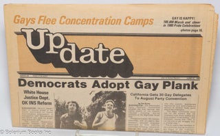 Cat.No: 315208 San Diego Update: vol. 1, #34, June 27, 1980: Democrats Adopt Gay Plank....