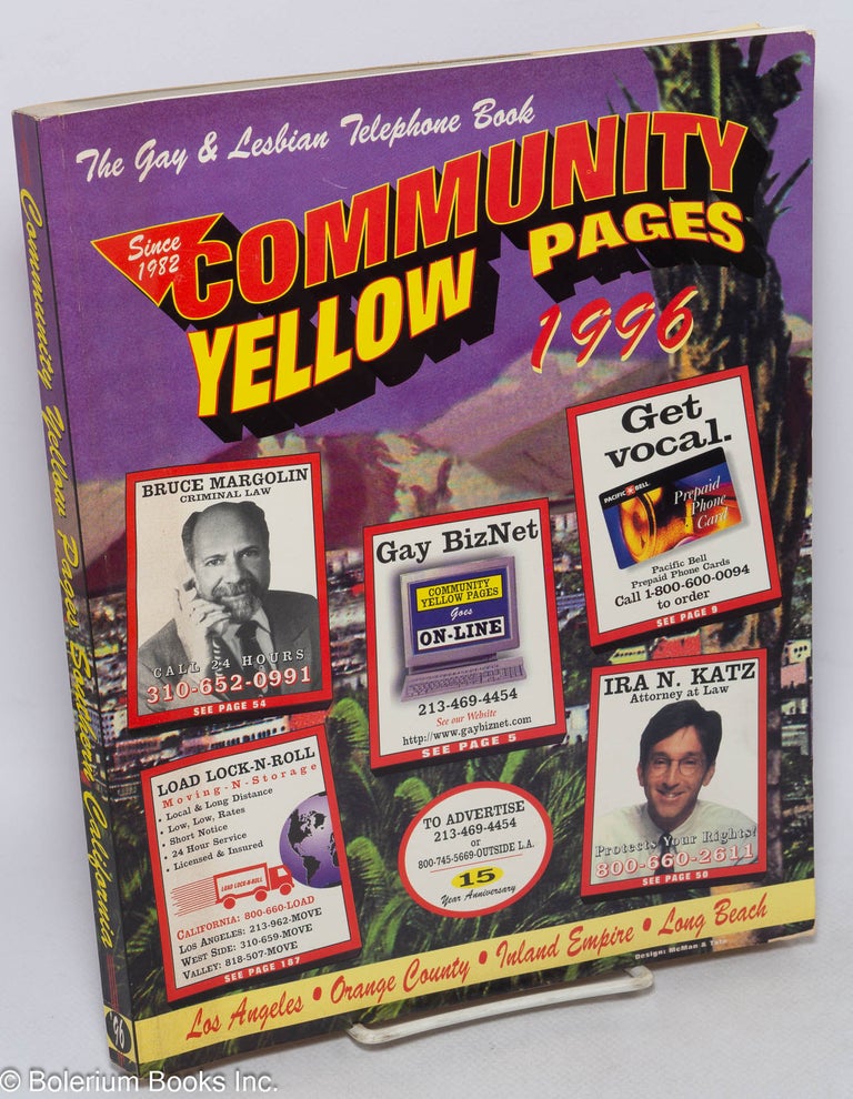 Cat.No: 315223 Community Yellow Pages Southern California 1996: Los Angles, Orange County