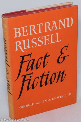 Cat.No: 315239 Fact and Fiction. Bertrand Russell