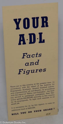 Cat.No: 315354 Your A.D.L.: Facts and Figures