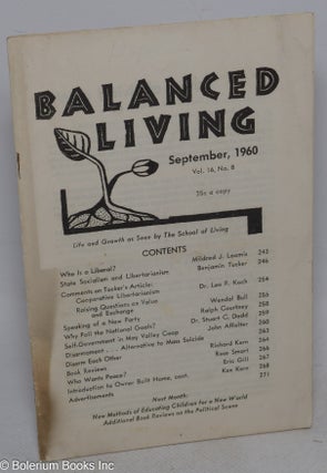 Cat.No: 315361 Balanced living. September 1960, vol. 16, no. 8. Mildred J. Loomis, ed