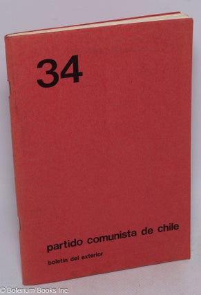 Cat.No: 315436 Partitdo Comunista de Chile; boletín del exterior, no. 34