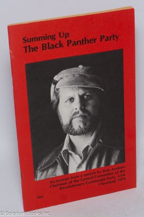 Cat.No: 315447 Summing up the Black Panther Party: an excerpt from a speech by Bob...