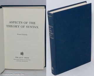 Cat.No: 315663 Aspects of the Theory of Syntax. Noam Chomsky