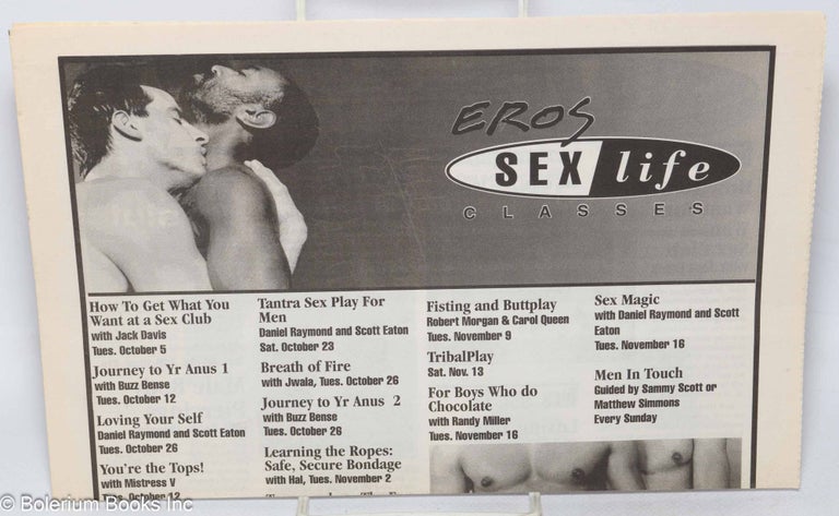 Cat.No: 315669 Eros Sex Life Classes [catalog/brochure