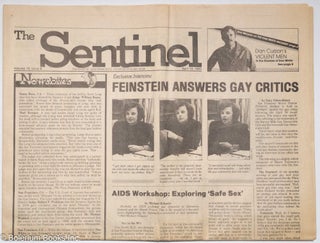 Cat.No: 315858 The Sentinel: vol. 10, #8, April 14, 1983: Feinstein Answers Gay Critics....