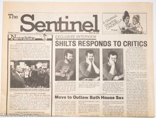 Cat.No: 315859 The Sentinel: vol. 11, #7, March 29, 1984: Shilts Responds to Critics. W....