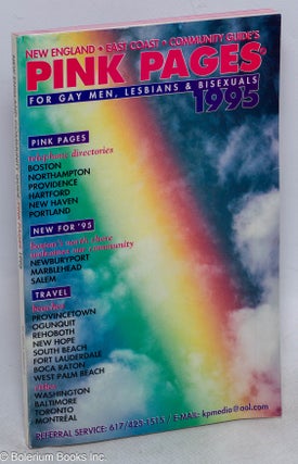 Cat.No: 315876 New England West Coast Community Guide's Pink Pages for Gay Men, lesbians...