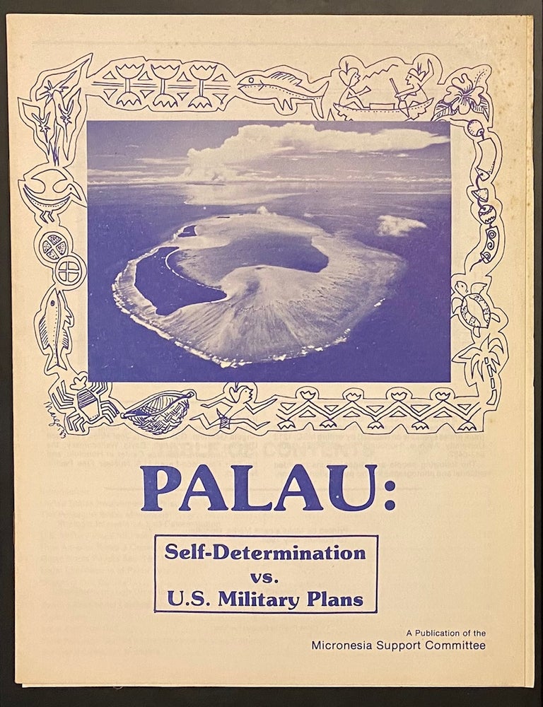 Cat.No: 315902 Palau: self-determination vs. US military plans