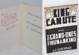Cat.No: 315958 King canute and the grand ones of humankind. A. E. Bidermand