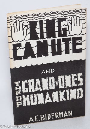 Cat.No: 315959 King canute and the grand ones of humankind. A. E. Bidermand
