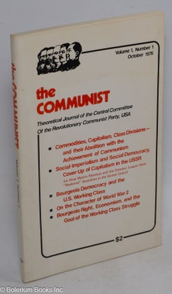 Cat.No: 316115 The Communist, theoretical journal of the Revolutionary Communist Party,...