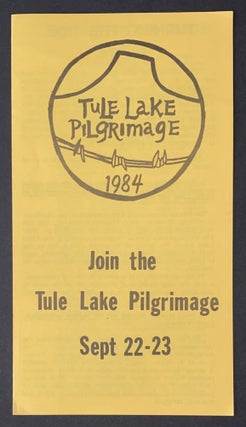 Cat.No: 316153 Join the Tule Lake pilgrimage. Sept. 22-23