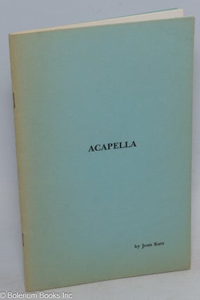 Cat.No: 316192 Acapella. Jean Katz