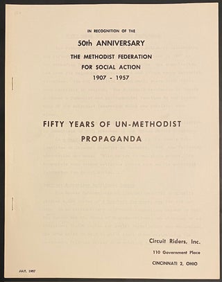 Cat.No: 316211 In recognition of the 50th anniversary, The Methodist Federation for...