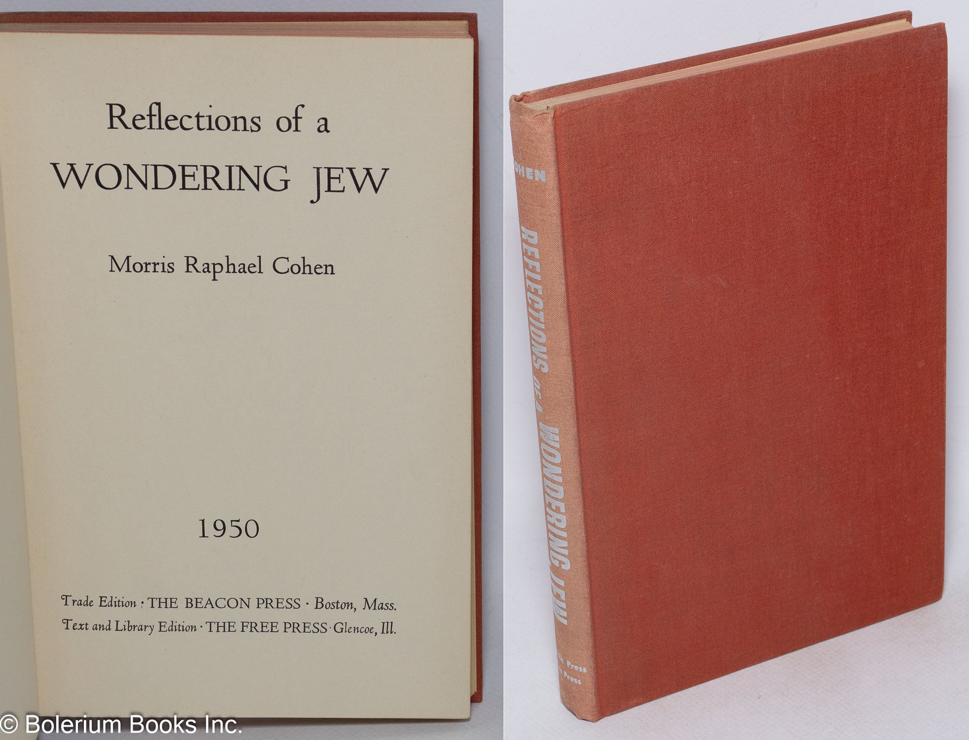 Reflections of a Wondering Jew | Morris Raphael Cohen