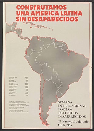 Cat.No: 316250 Construyamos una América Latina sin Desaparecidos [poster