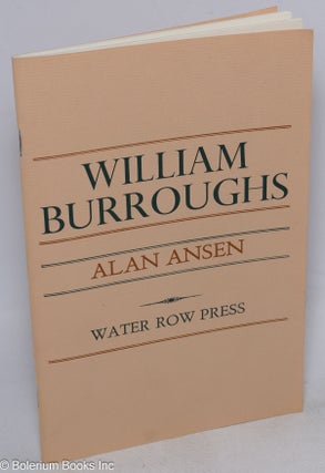 Cat.No: 316312 William Burroughs. Alan Ansen