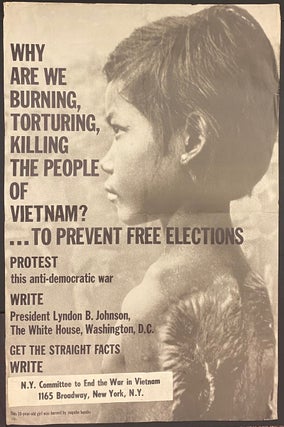 Cat.No: 316374 Why are we burning, torturing, killing the people of Vietnam? ... to...