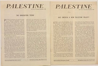 Cat.No: 316409 Palestine [two issues