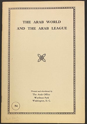 Cat.No: 316436 The Arab World and The Arab League