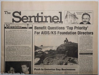 Cat.No: 316746 The Sentinel: vol. 10, #19, Sept. 15, 1983: Benefit Questions 'Top...