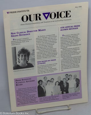 Cat.No: 316771 Our Voice: about chemical dependency & treatment in the Lesbian/Gay...