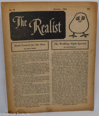 Cat.No: 316806 The Realist: #70, October 1966. Paul Krassner