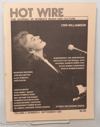 Cat.No: 317012 Hot Wire: the journal of women's music and culture; vol. 5, #3,...