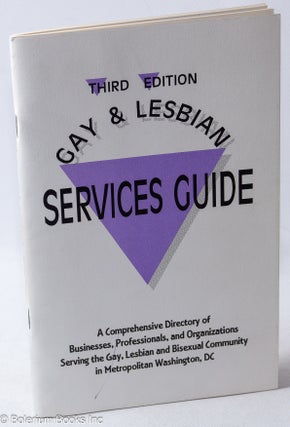 Cat.No: 317042 Gay & Lesbian Services Guide 1993: a comprehensive directory of...