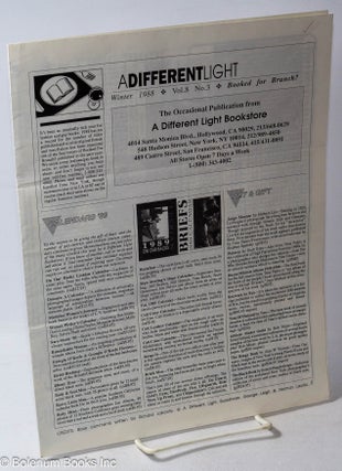 Cat.No: 317103 A Different Light: an occasional publication; vol. 8, #3, Winter 1988....