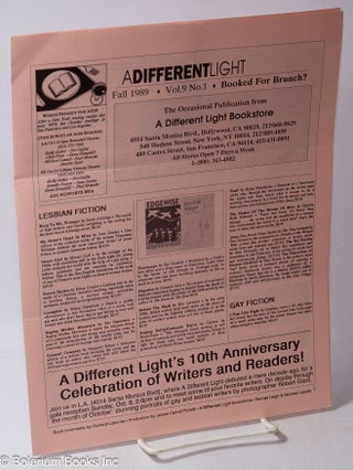 Cat.No: 317104 A Different Light: an occasional publication; vol. 9, #1, Fall 1989....