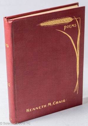 Cat.No: 317118 Poems. Kenneth Mackintosh Craig