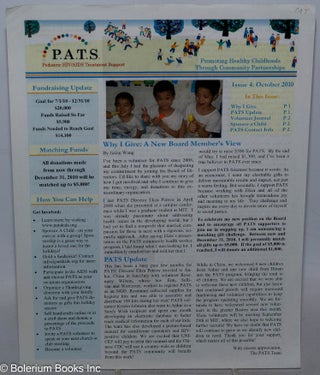 Cat.No: 317120 P.A.T.S.: Pediatric HIV/AIDS Treatment Support [newsletter] #4, Oct. 2010