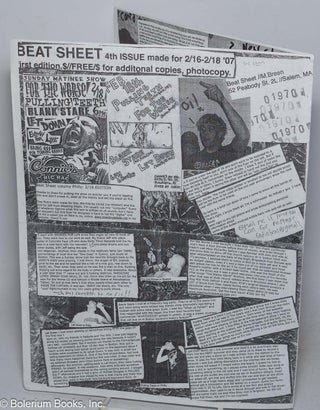 Cat.No: 317334 Beat sheet, issue #4 (2/16-2/18, '07). M. Breen