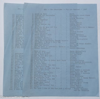 Cat.No: 317350 KYA -- San Francisco -- Top One Hundred -- 1967