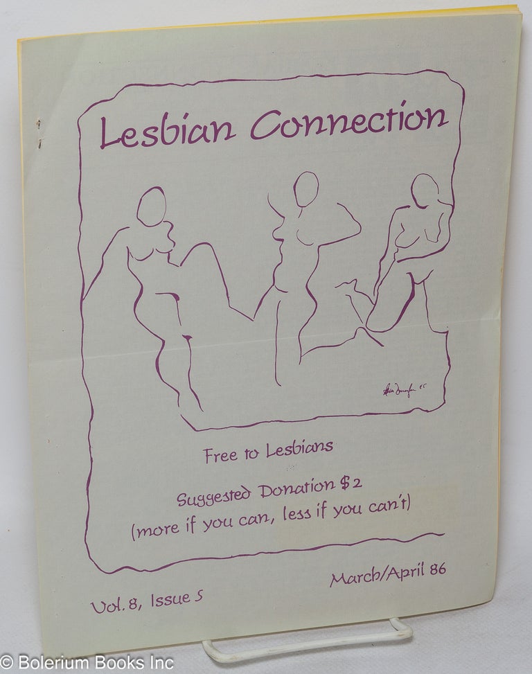 Cat.No: 317395 Lesbian Connection: Vol. 8, No. 5, March/April 1986
