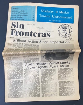Cat.No: 317399 Sin Fronteras: vocero del trabajador Mexicano. Vol. 4 no. 8 (May-June 1978