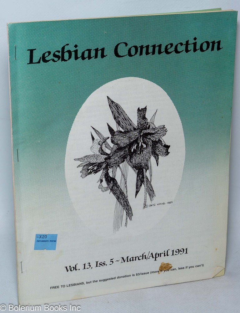 Cat.No: 317413 Lesbian Connection: for, by & about lesbians; vol. 13, #5