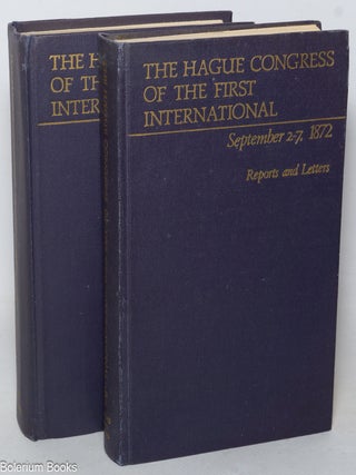 Cat.No: 317587 The Hague Congress of the First International; September 2-7, 1872 [Two...
