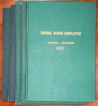Cat.No: 317628 Dining Room Employee [five bound volumes