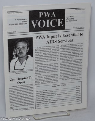 Cat.No: 317637 PWA Voice: published by and for people with AIDS and those affected by the...