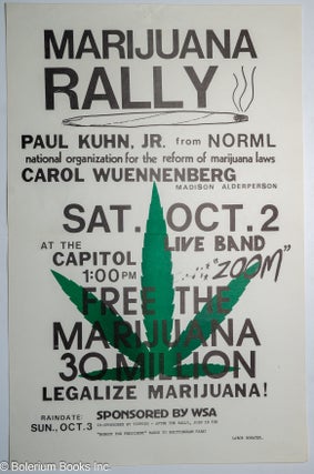 Cat.No: 317803 Marijuana rally. Paul Kuhn, Jr. from NORML, National Organization for the...