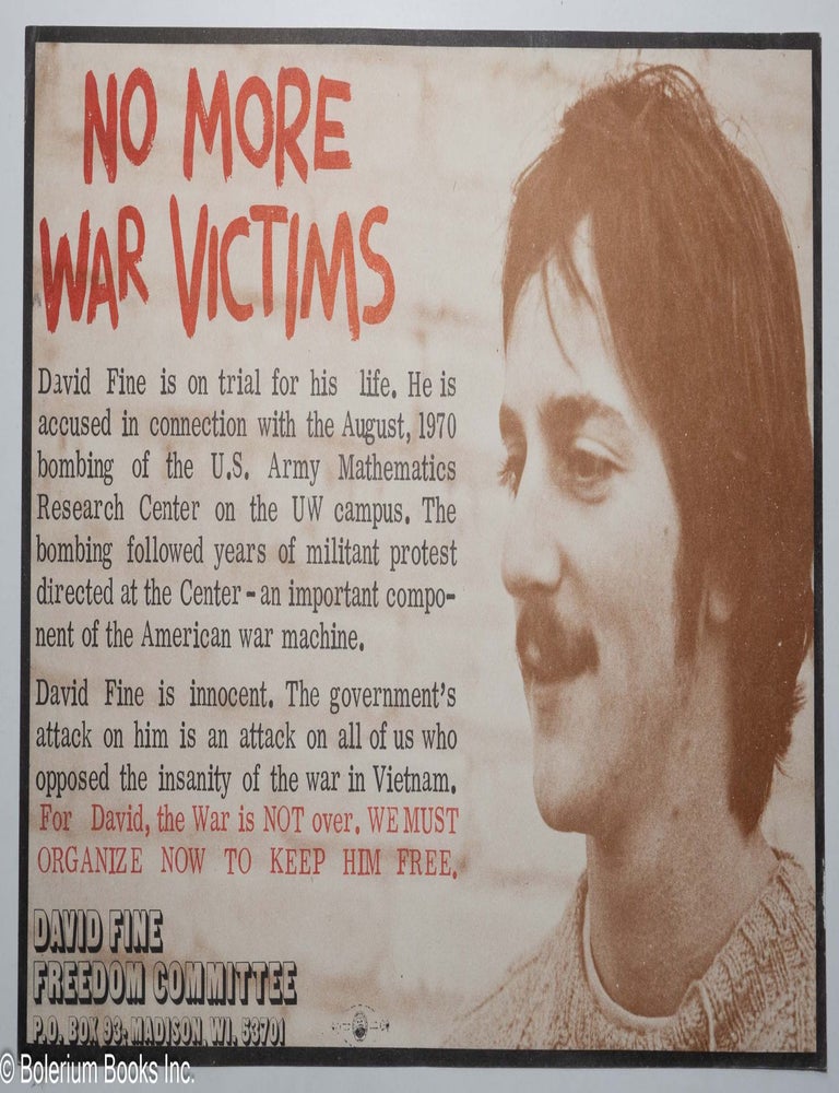 Cat.No: 317806 No More War Victims [poster]