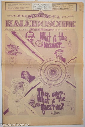 Cat.No: 317813 Madison Kaleidoscope; vol. 3, no. 18 (Aug. 4, 1971