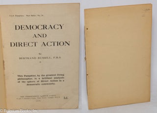 Cat.No: 317910 Democracy and Direct Action. Bertrand Russell