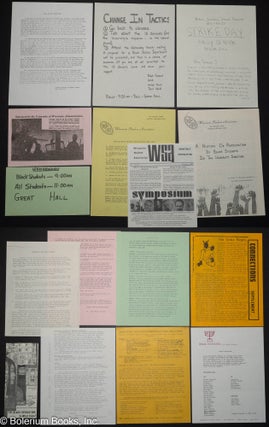 Cat.No: 317980 [Collection of 19 items on the Black Student Strike at the University of...