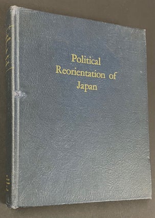 Cat.No: 318006 Political reorientation of Japan, September 1945 to September 1948. Report...