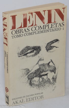Cat.No: 318037 Obras Completas: Tomo Complementario 1, Biografías. V. I. Lenin